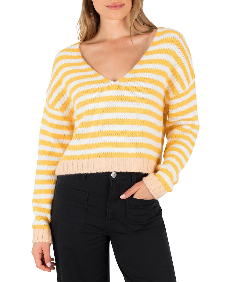 Hurley Campfire Long Sleeve Striped Sweater