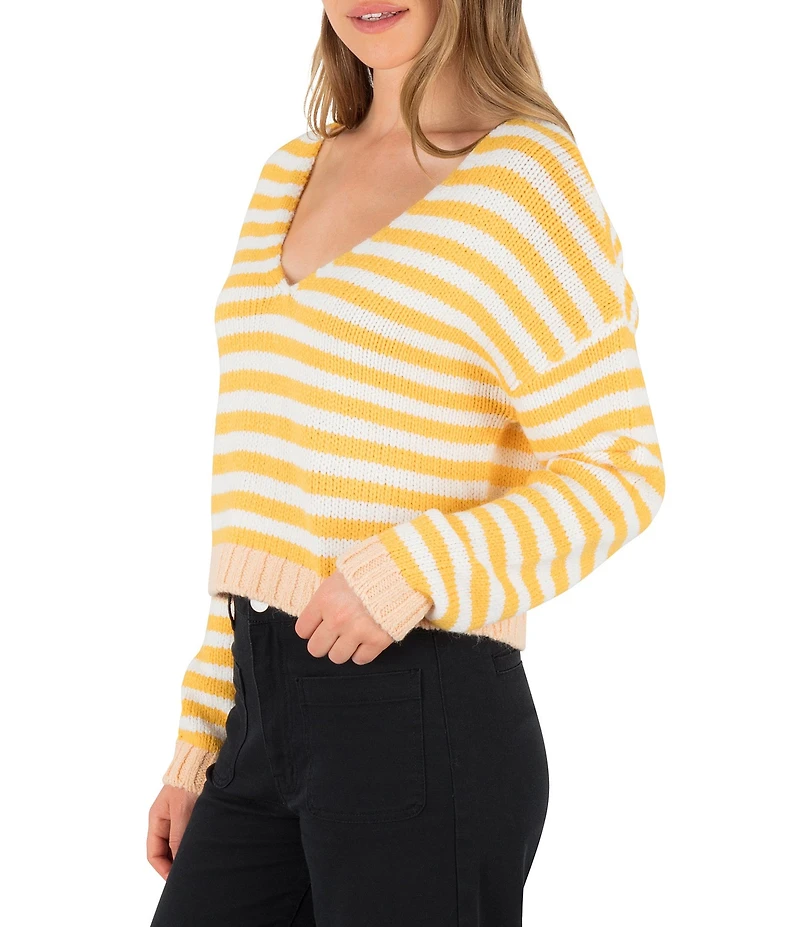 Hurley Campfire Long Sleeve Striped Sweater