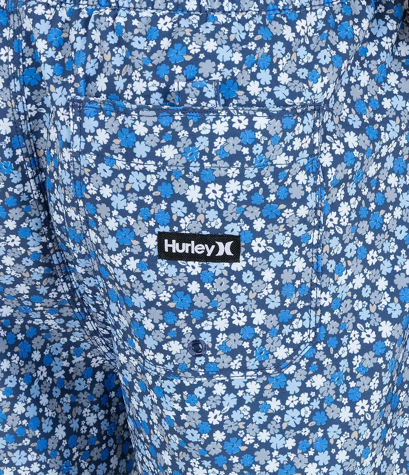 Hurley Cannonball 17#double; Outseam Swim Trunks