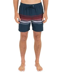 Hurley Cannonball 17#double; Outseam Swim Trunks