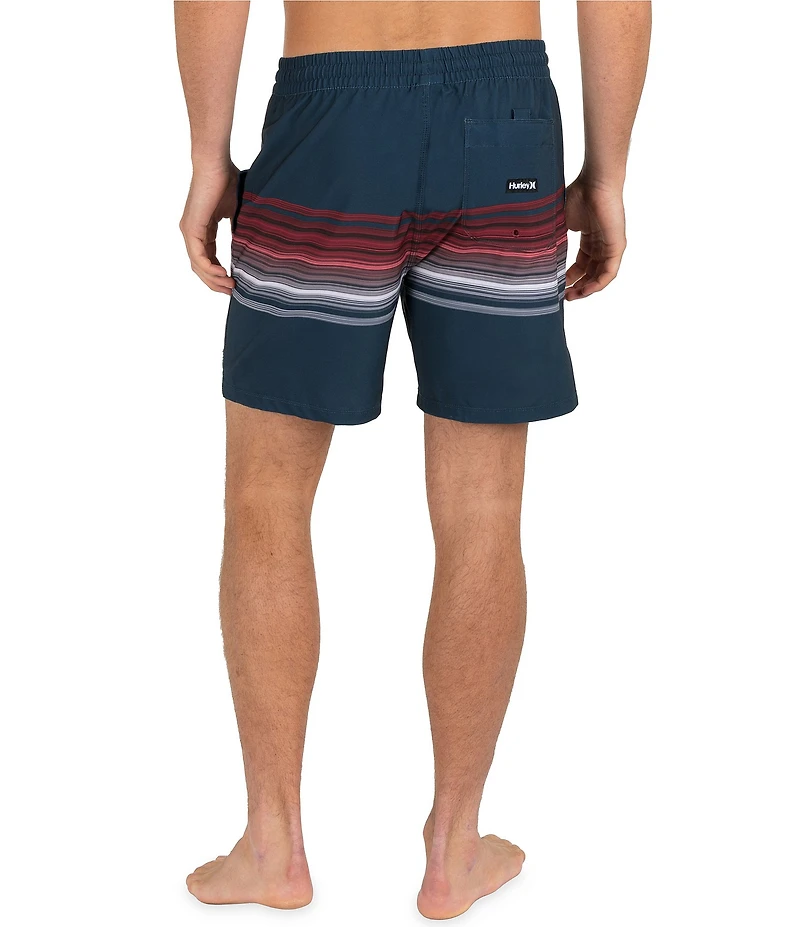Hurley Cannonball 17#double; Outseam Swim Trunks