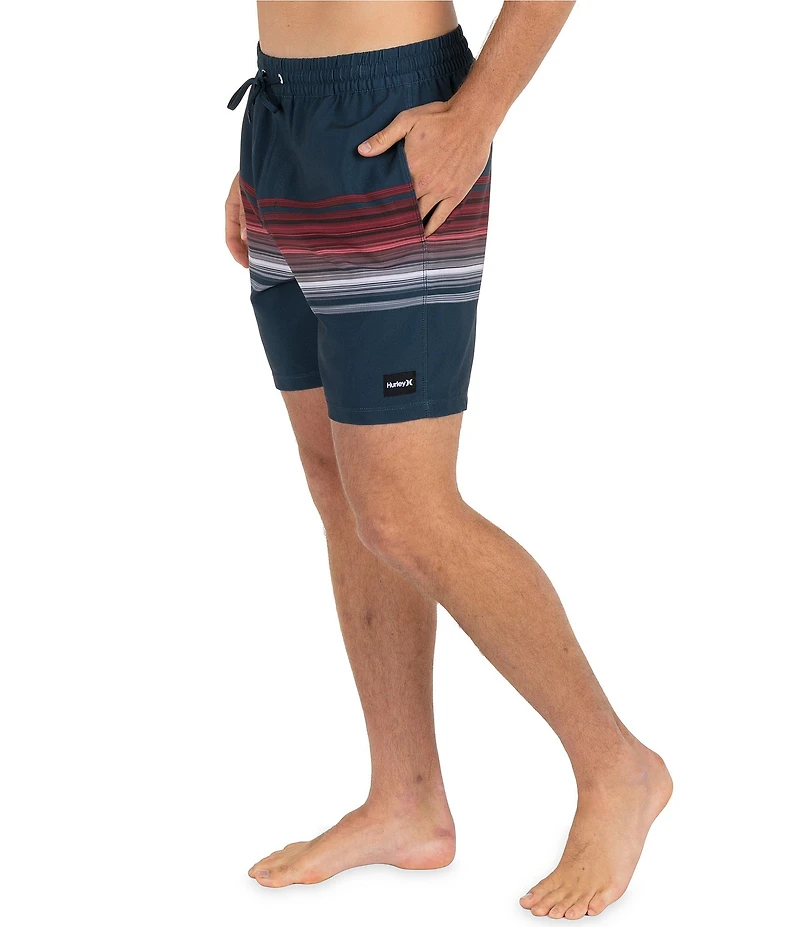 Hurley Cannonball 17#double; Outseam Swim Trunks