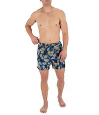 Hurley Cannonball 6#double; Inseam Volley Pineapple Swim Trunks