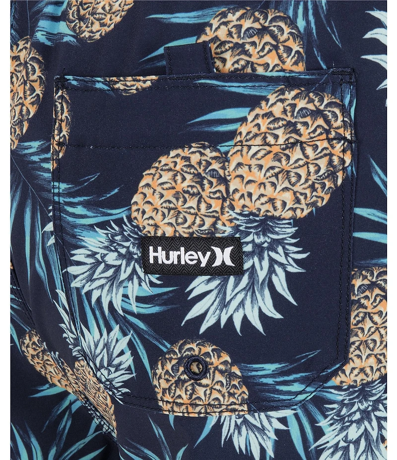 Hurley Cannonball 6#double; Inseam Volley Pineapple Swim Trunks
