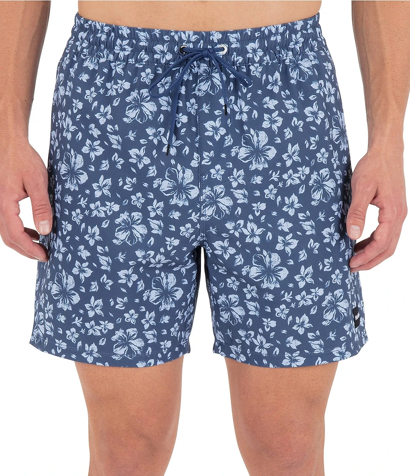 Hurley Cannonball 6#double; Inseam Volley Swim Trunks