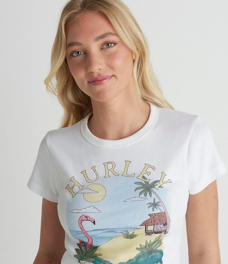Hurley Casa Del Hurley Short Sleeve Baby Rib T-Shirt
