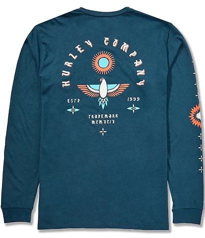 Hurley Eagles High Long Sleeve Jersey Graphic T-Shirt