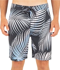 Hurley Eco Weekender 9#double; Inseam Palm Leaf Swim Trunks