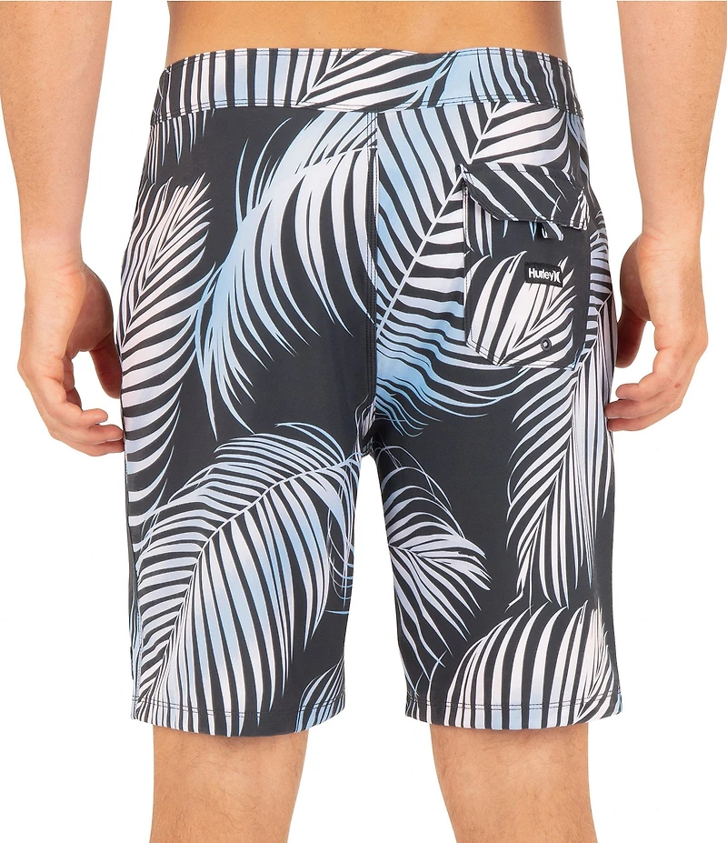 Hurley Eco Weekender 9#double; Inseam Palm Leaf Swim Trunks
