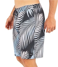 Hurley Eco Weekender 9#double; Inseam Palm Leaf Swim Trunks