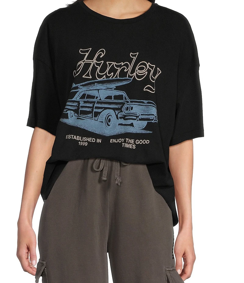 Hurley Enjoy The Good Short Sleeve Graphic T-Shirt