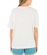 Hurley Fair Winds Short Sleeve Boyfriend T-Shirt