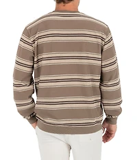 Hurley Hacienda Long-Sleeve Striped Crew Pullover