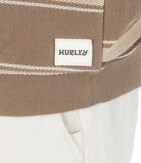 Hurley Hacienda Long-Sleeve Striped Crew Pullover