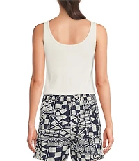 Hurley Hello Sleeveless Cropped Tank Top