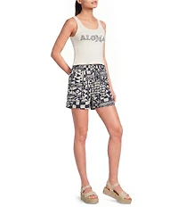 Hurley Hello Sleeveless Cropped Tank Top