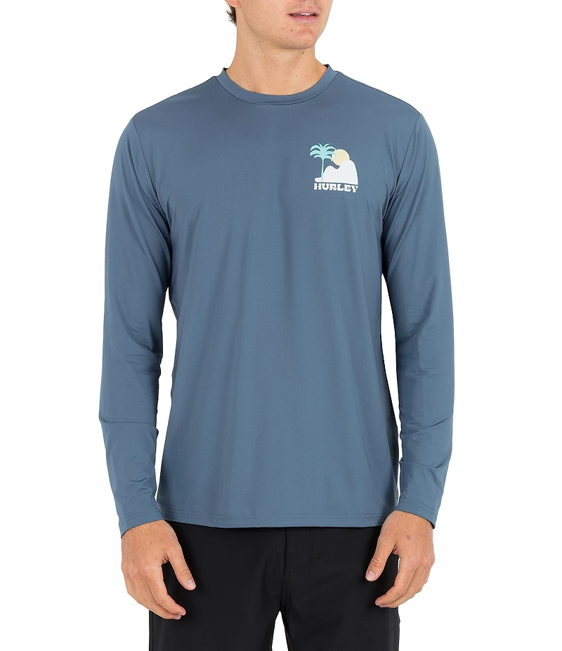 Hurley Hybrid UPF Long Sleeve Rashguard T-Shirt