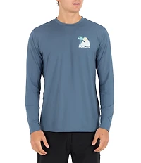 Hurley Hybrid UPF Long Sleeve Rashguard T-Shirt
