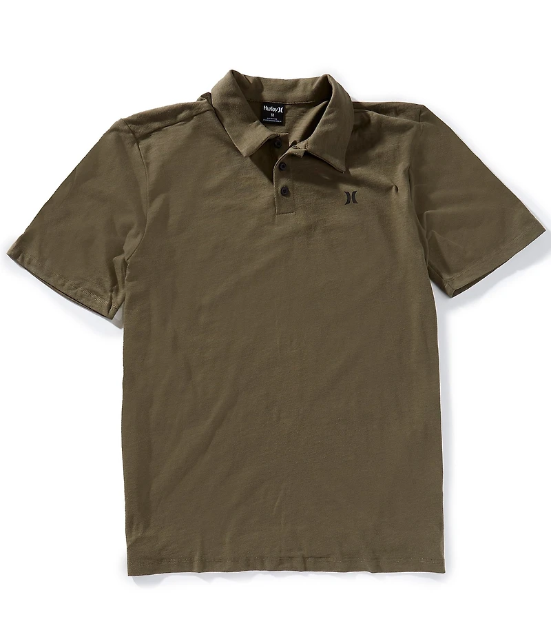 Hurley Icon Slub Jersey Short Sleeve Polo Shirt