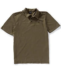 Hurley Icon Slub Jersey Short Sleeve Polo Shirt