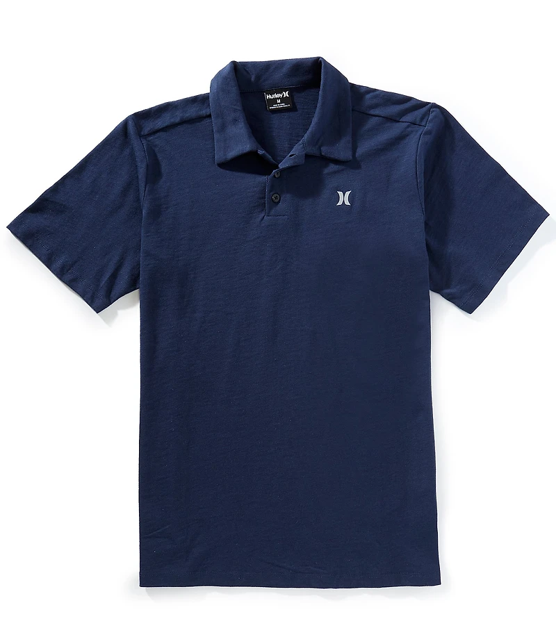 Hurley Icon Slub Jersey Short Sleeve Polo Shirt