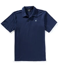 Hurley Icon Slub Jersey Short Sleeve Polo Shirt
