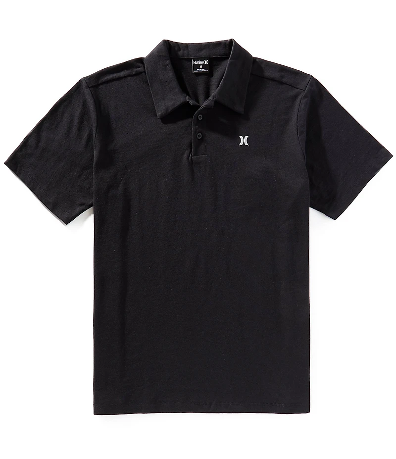 Hurley Icon Slub Jersey Short Sleeve Polo Shirt