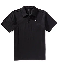 Hurley Icon Slub Jersey Short Sleeve Polo Shirt