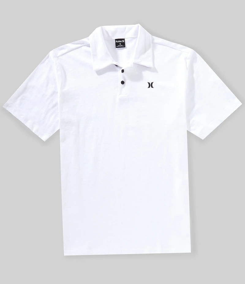 Hurley Icon Slub Jersey Short Sleeve Polo Shirt