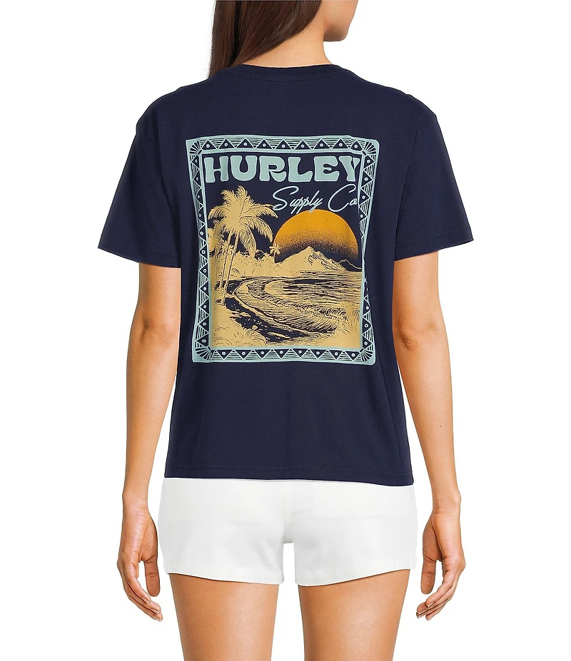 Hurley Island Scape Short Sleeve Graphic T-Shirt