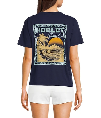 Hurley Island Scape Short Sleeve Graphic T-Shirt