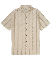 Hurley Jaquard Rincon Short Sleeve Button Front Woven Shirt