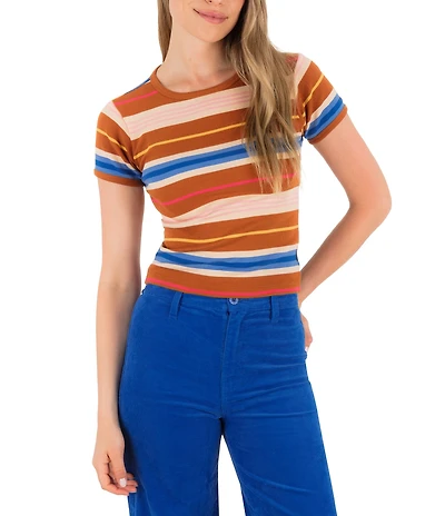 Hurley Just A Girl Short Sleeve Striped Baby T-Shirt