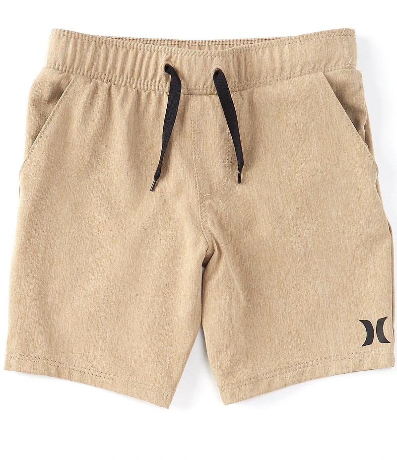Hurley Little Boys Solid Stretch Twill Hybrid Pull-On Shorts