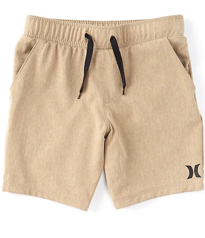 Hurley Little Boys Solid Stretch Twill Hybrid Pull-On Shorts