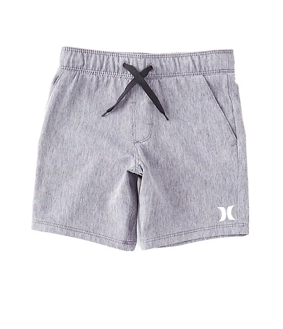 Hurley Little Boys Solid Stretch Twill Hybrid Pull-On Shorts