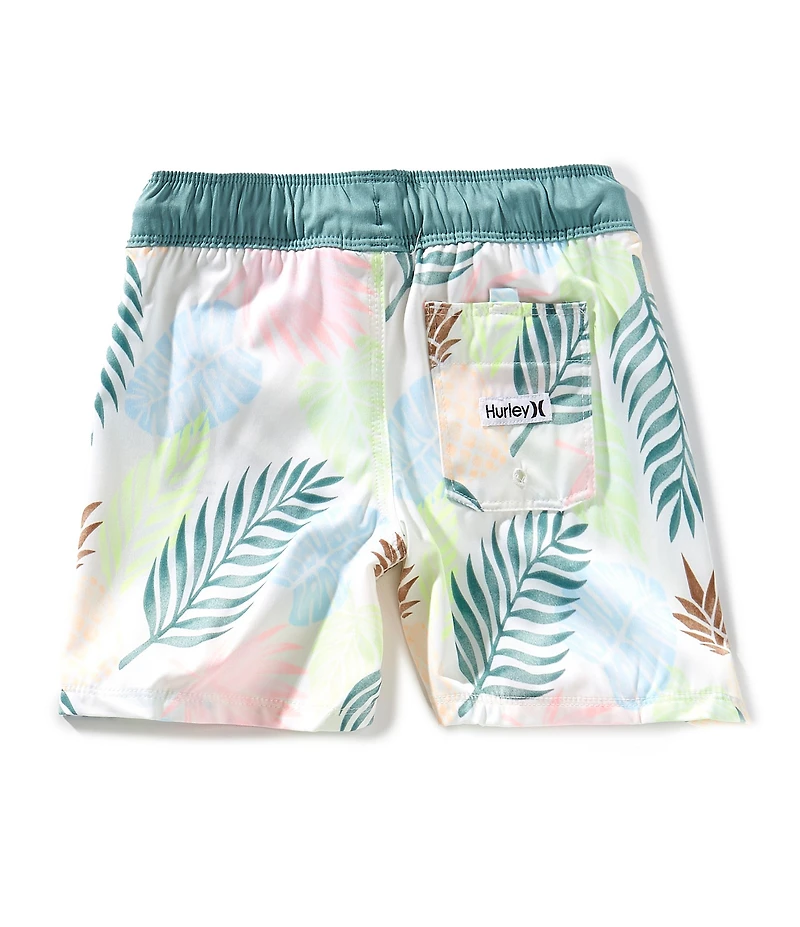 Hurley Little Boys Pineapple Pull On Swim Shorts