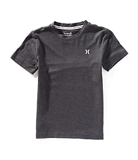 Hurley Little Boys Short Sleeve Sunset H20-Dri Super-Stretch Peached Jersey T-Shirt