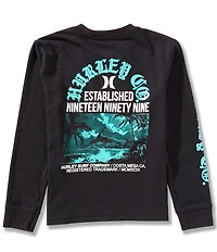 Hurley Little Boys Long-Sleeve Gothic Paradise T-Shirt
