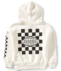 Hurley Little Boys Long-Sleeve Shark Character Graphic Fleece Hoodie