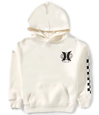 Hurley Little Boys Long-Sleeve Shark Character Graphic Fleece Hoodie