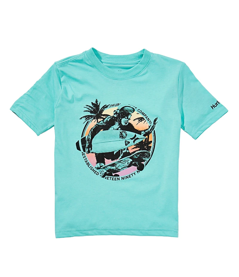 Hurley Little Boys Monkey Sea Short Sleeve T-Shirt