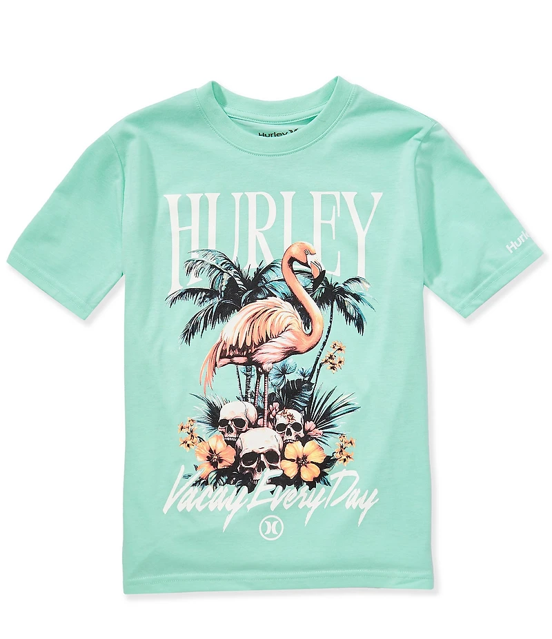 Hurley Little Boys Short Sleeve All Day Vacay Tee