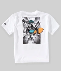 Hurley Little Boys Short Sleeve Beach Monkey Tee