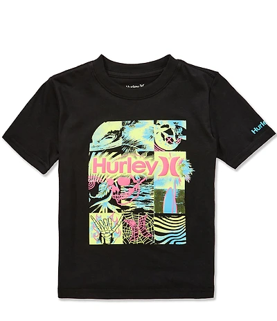 Hurley Little Boys Short Sleeve Check Me Out T-Shirt