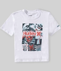 Hurley Little Boys Short Sleeve Check Me Out T-Shirt