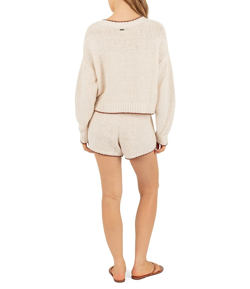 Hurley Long Sleeve Linear Pullover Sweater