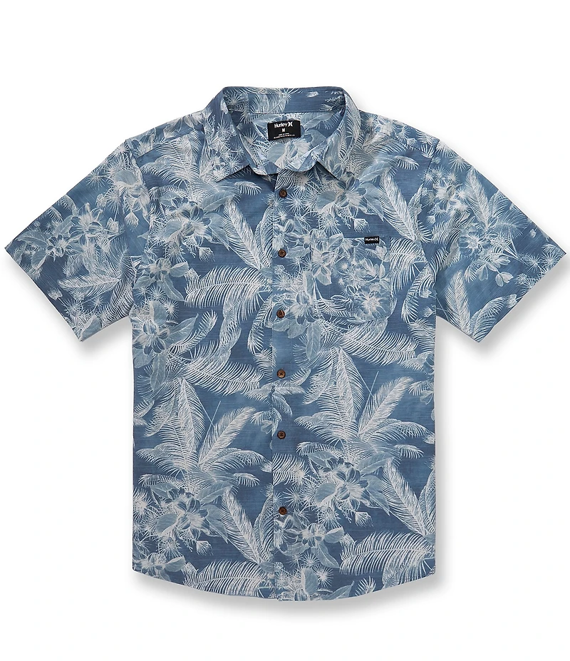 Hurley Newport Printed Short Sleeve Slub Shirt
