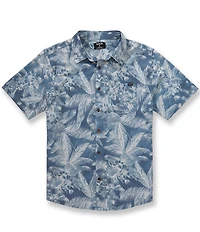Hurley Newport Printed Short Sleeve Slub Shirt