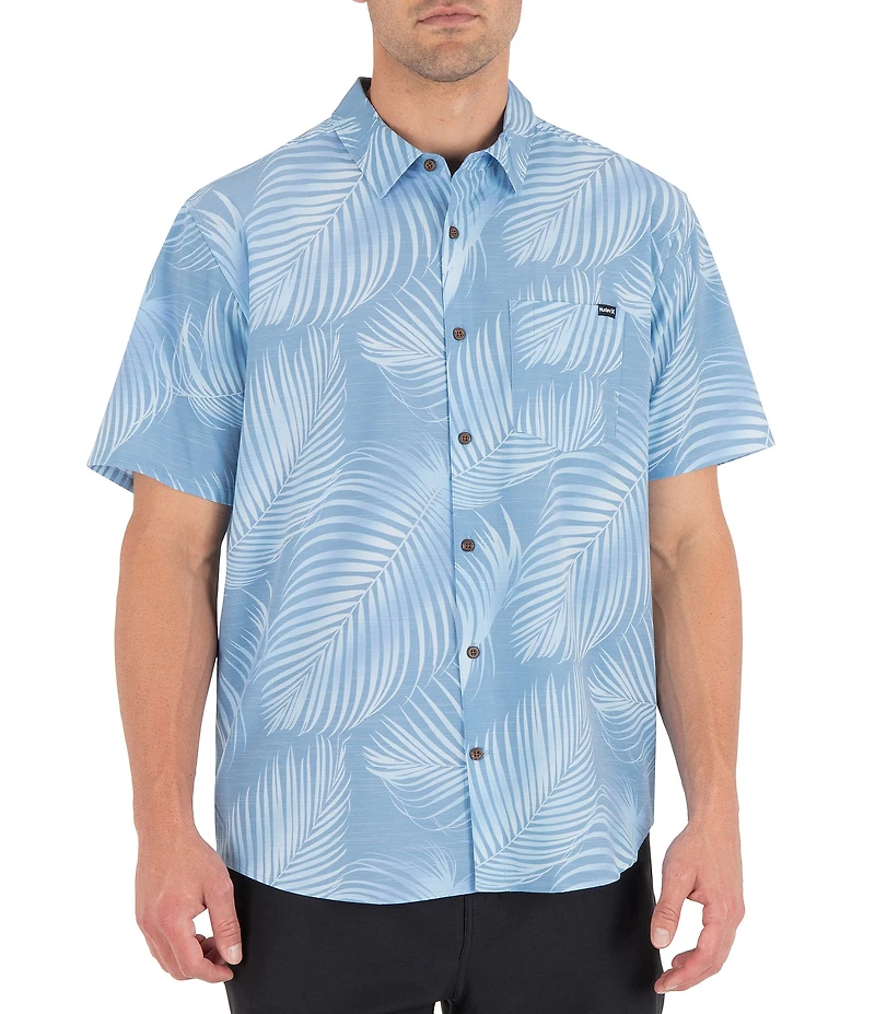 Hurley Newport Printed Short Sleeve Slub Shirt